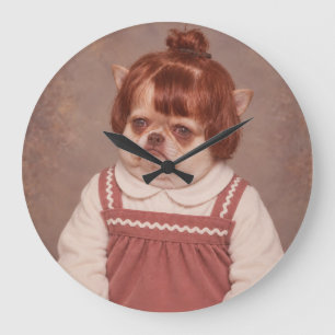 Grande Horloge Ronde Jour de photo de Chihuahua