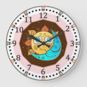 Grande Horloge Ronde Jour et nuit