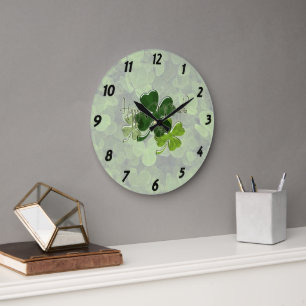 Grande Horloge Ronde Joyeuse Saint-Patrick