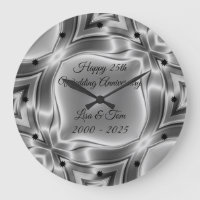 Joyeux 25e anniversaire de la Mariage d'argent