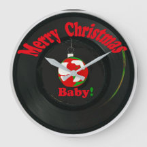Joyeux bébé de Noël ! Enregistrement d'horloge