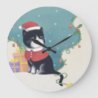 Joyeux Noël : Art d'illustration de chat