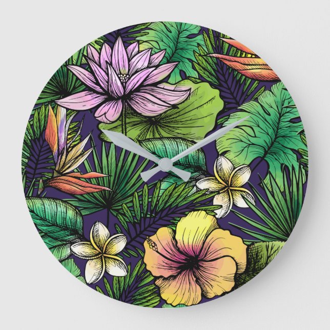 Grande Horloge Ronde Jungle (Recto)
