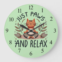 Juste des pattes et relaxer Yoga Cat