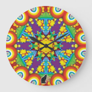 Grande Horloge Ronde Kaléidoscope phylétique