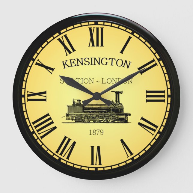 Grande Horloge Ronde Kensington Station ~ London England ~ 1879 ~ (Recto)