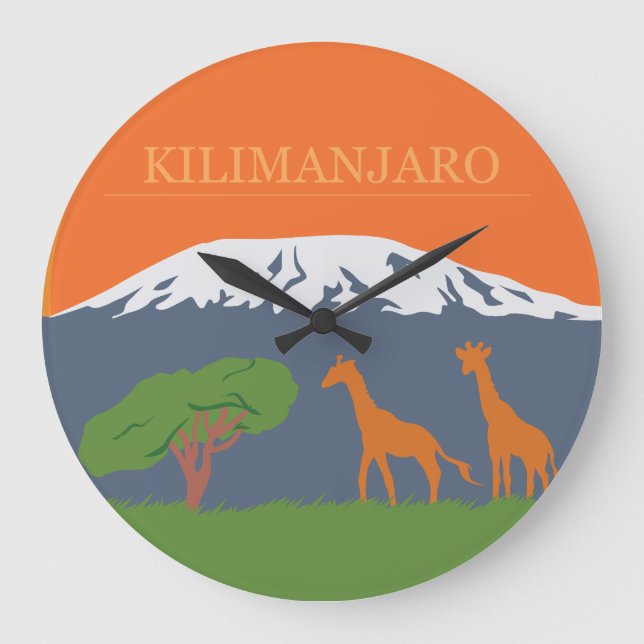 Grande Horloge Ronde Kilimanjaro (Recto)