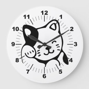 Grande Horloge Ronde Kitty