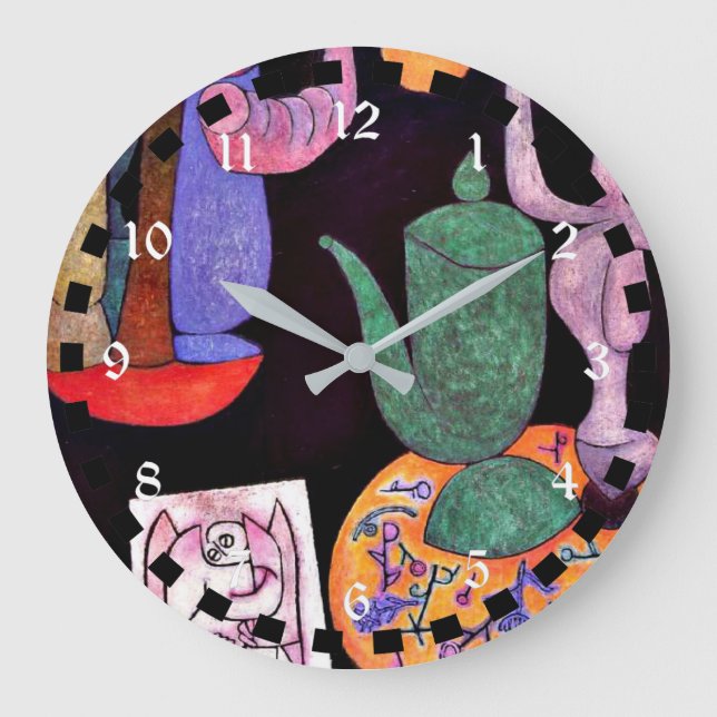Grande Horloge Ronde Klee - Untitled (Still Life) (Recto)