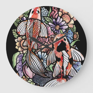 Grande Horloge Ronde Koi Pond