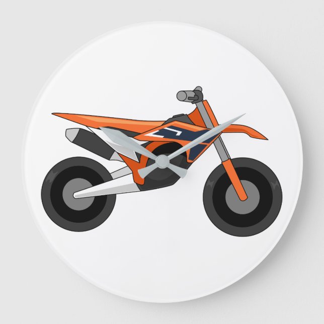 Grande Horloge Ronde KTM 450 SX-F simple style (Recto)