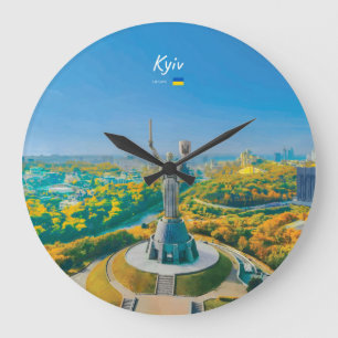 Grande Horloge Ronde Kyiv, Ukraine - Monument de la mère Ukraine