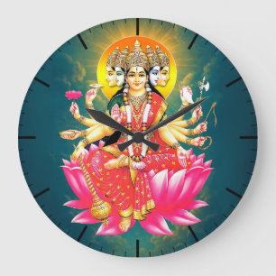 Grande Horloge Ronde La déesse hindou Gayatri Devi
