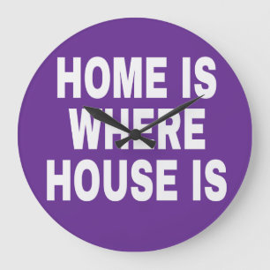GRANDE HORLOGE RONDE LA MAISON EST OÙ EST OÙ SONT LES POLICES BLANCHES 