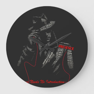 Grande Horloge Ronde La présence n'a pas besoin d'introduction Gentlema