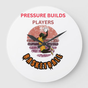 Grande Horloge Ronde La pression motive les joueurs de basketball