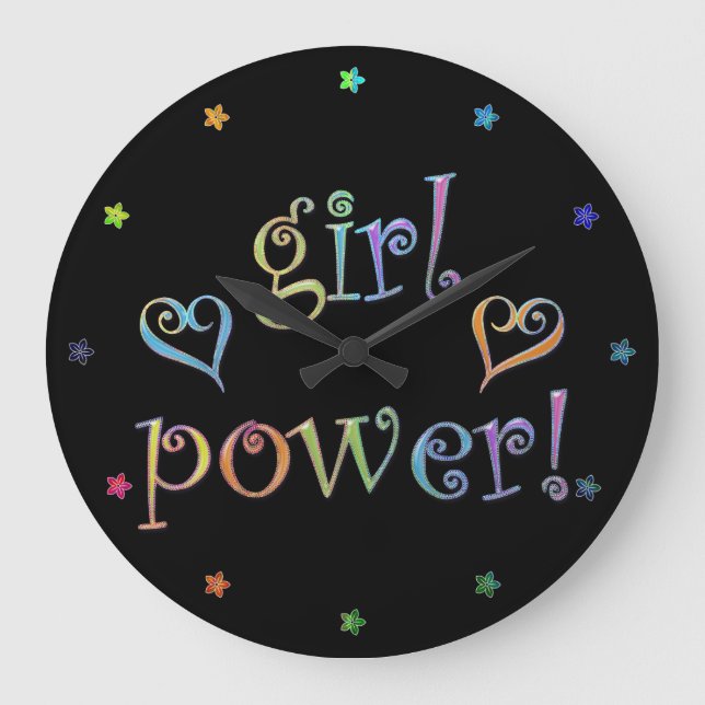 Grande Horloge Ronde la puissance des filles ! (Recto)