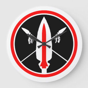 Grande Horloge Ronde La Réunion Fort Sill l'Oklahoma 2015 de missile d