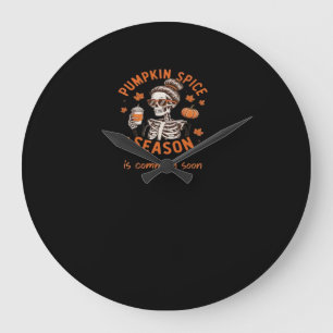 Grande Horloge Ronde La saison des épices citrouilles commence bientôt 