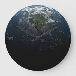 Grande Horloge Ronde La terre