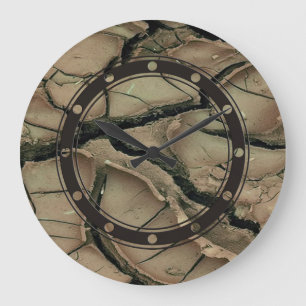 Grande Horloge Ronde LA TERRE SÈCHE + votre idée