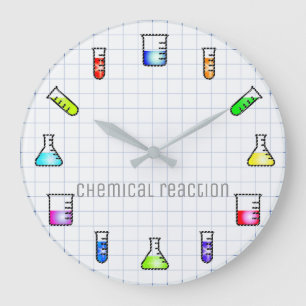 Grande Horloge Ronde Laboratoire de chimie de laboratoire