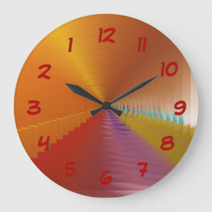 Grande Horloge Ronde L'abrégé sur lumineux évasion de tunnel