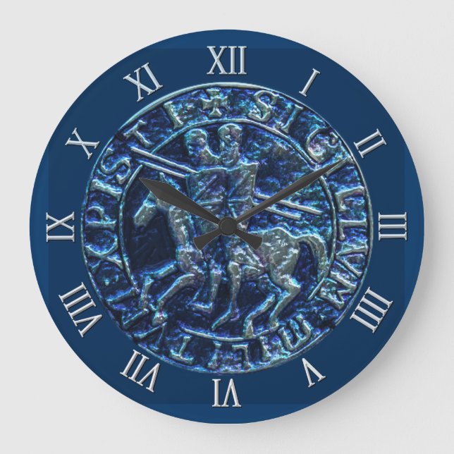 Grande Horloge Ronde Lac Medieval des Knights (Recto)