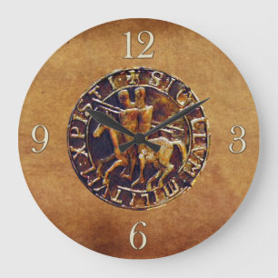 Grande Horloge Ronde Lac Medieval des Knights
