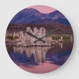 Grande Horloge Ronde Lac Mono spectaculaire dans l'ombre