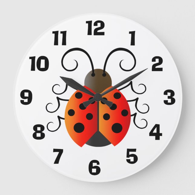 Grande Horloge Ronde Ladybug (Recto)