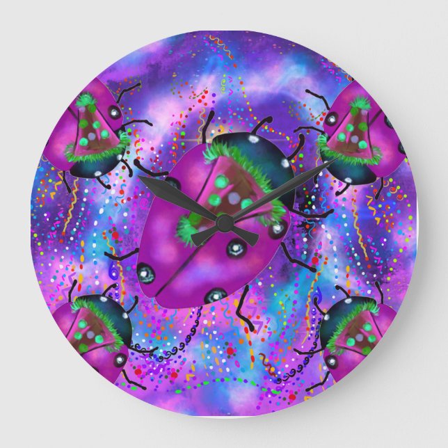 GRANDE HORLOGE RONDE LADYBUG ART (Recto)