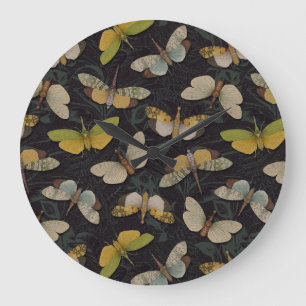 Grande Horloge Ronde Lanternflies - Pyrops Candelaria & Planthoppers