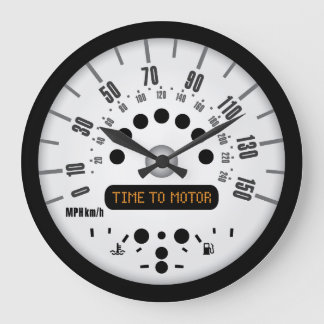 GRANDE HORLOGE RONDE LARGE TIME TO MOTEUR WALL CLOCK