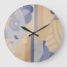 L'art déco soustraient l'horloge