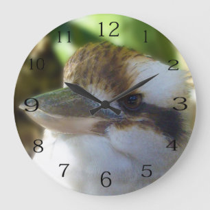 Grande Horloge Ronde L'Australien Kookaburra,