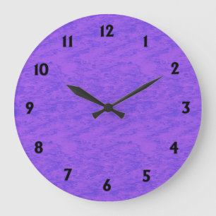 Grande Horloge Ronde Lavande violet