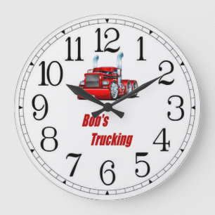 Grande Horloge Ronde Le camionnage de Bob