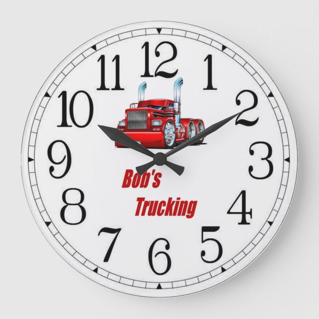 Grande Horloge Ronde Le camionnage de Bob (Recto)