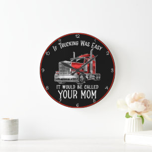 Grande Horloge Ronde Le Camionnage Était Facile Votre Maman