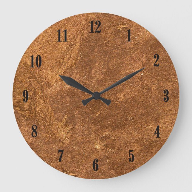 Grande Horloge Ronde Le Clock de Sand Stone (Recto)