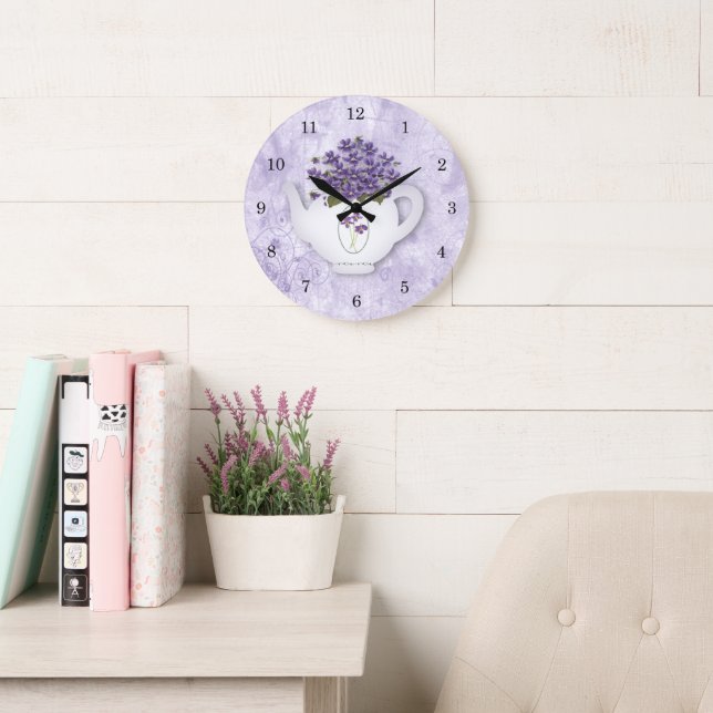 Grande Horloge Ronde Le Clock de Violet (Salle de lecture)