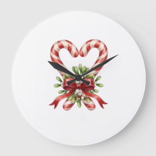 Grande Horloge Ronde Le cœur en canne à sucre