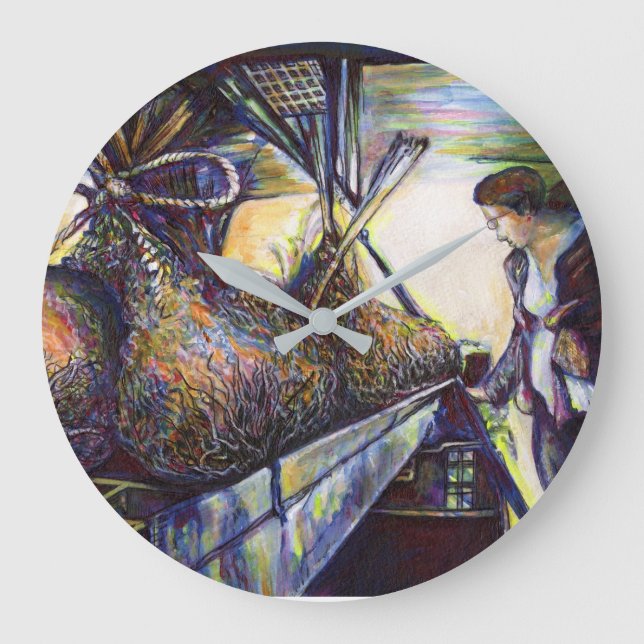 Grande Horloge Ronde Le destin hurlant de la vie (Recto)