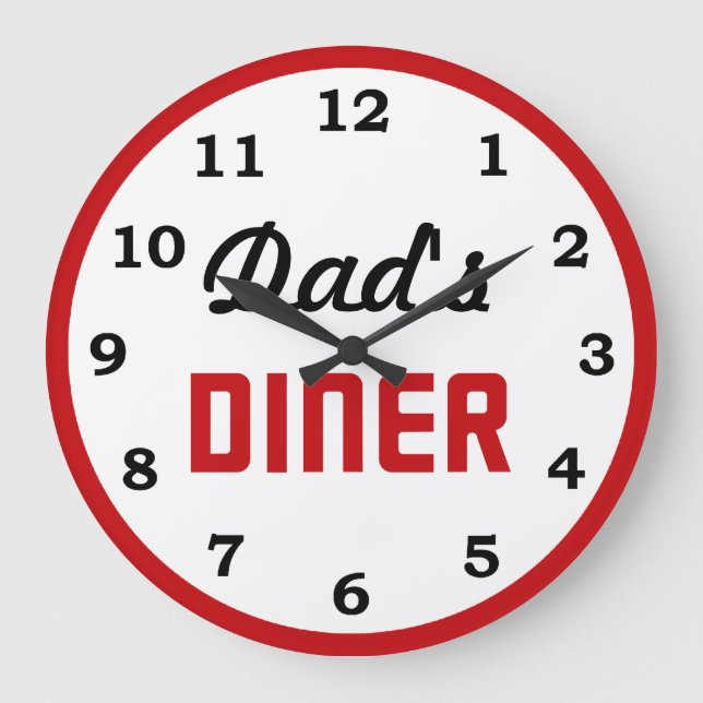 Grande Horloge Ronde Le dîner de papa (Recto)