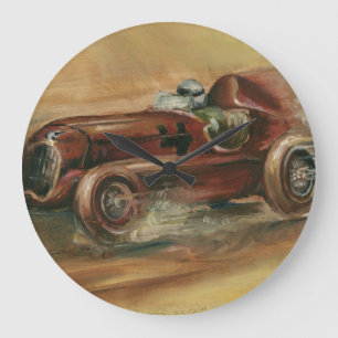Grande Horloge Ronde Le Mans Racecar par le harpiste d'Ethan