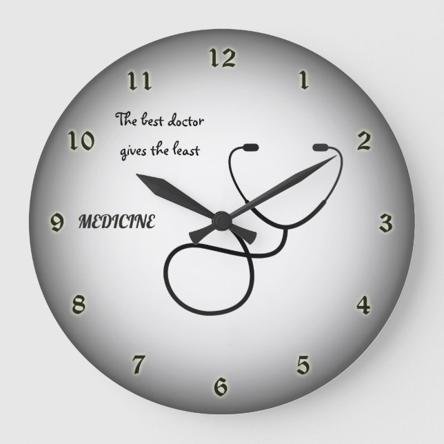 GRANDE HORLOGE RONDE LE MEILLEUR MÉDECIN (Recto)