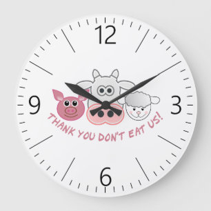 Grande Horloge Ronde Le Merci ne nous mange pas
