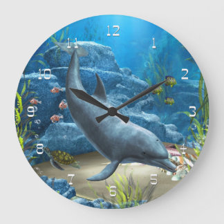 Grande Horloge Ronde Le Monde de la folie
