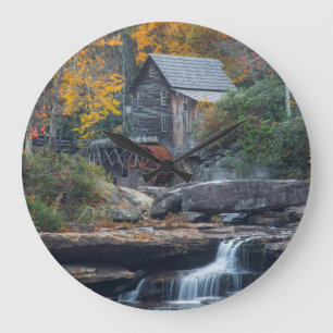 Grande Horloge Ronde Le moulin historique sur Glade Creek